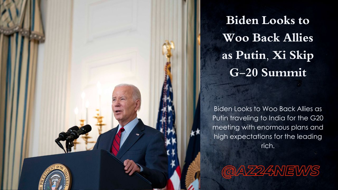 Biden Looks to Woo Back Allies as Putin, Xi Skip G-20 Summit