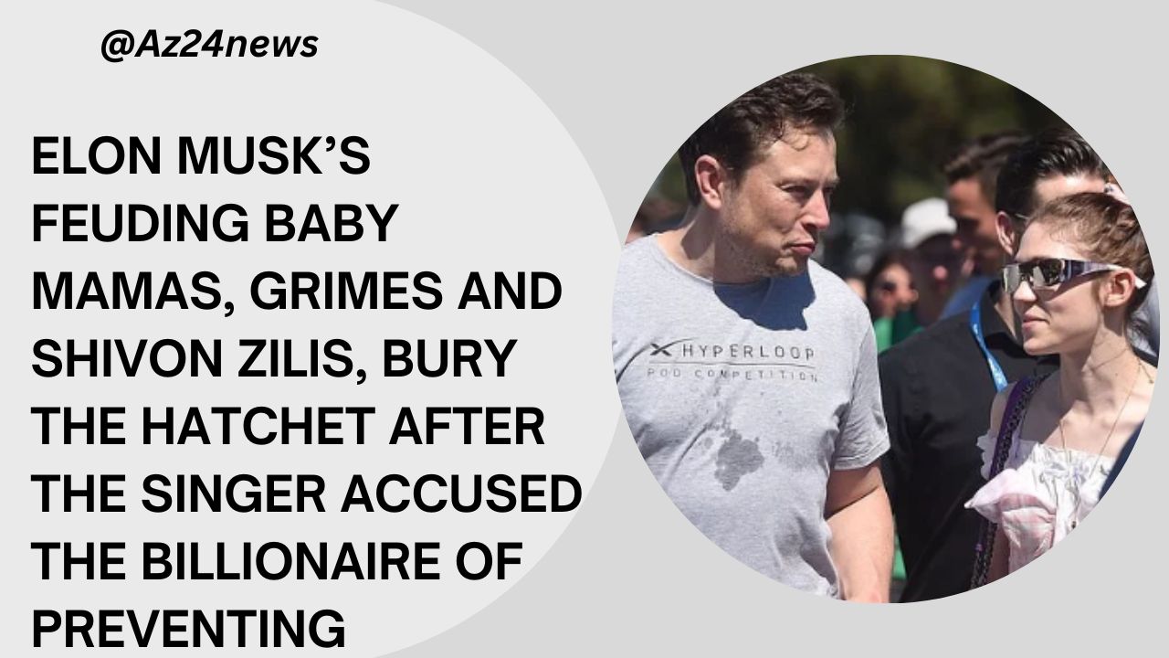 Elon Musk’s Feuding Baby Mamas, Grimes And Shivon Zilis, Bury The Hatchet After The Singer Accused The Billionaire Of Preventing